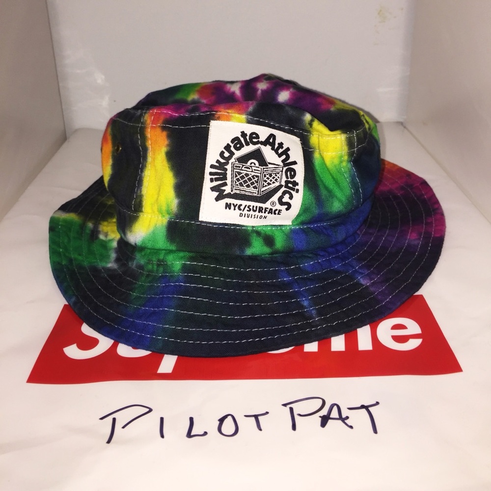 Milkcrate Athletics Dark Tie-Dye Bucket Hat